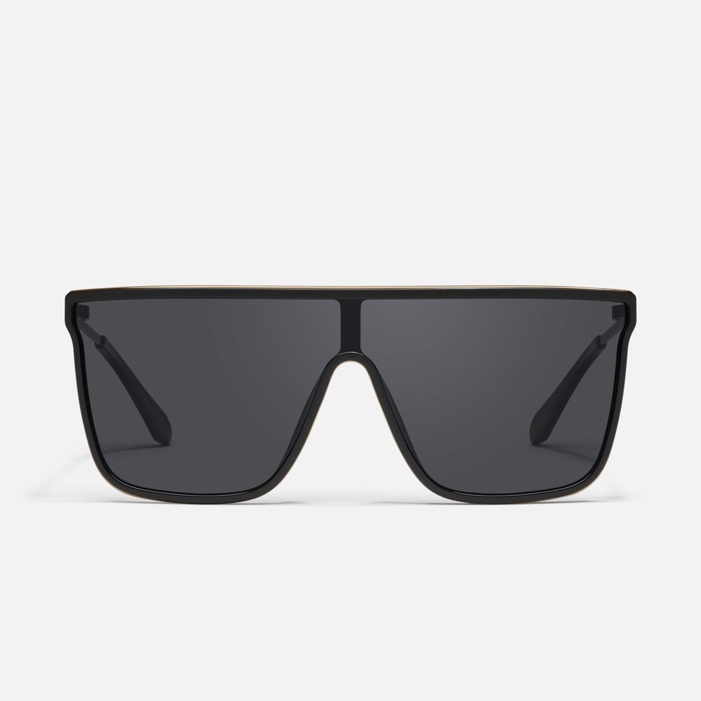 Quay Australia Black Shield Sunglasses
